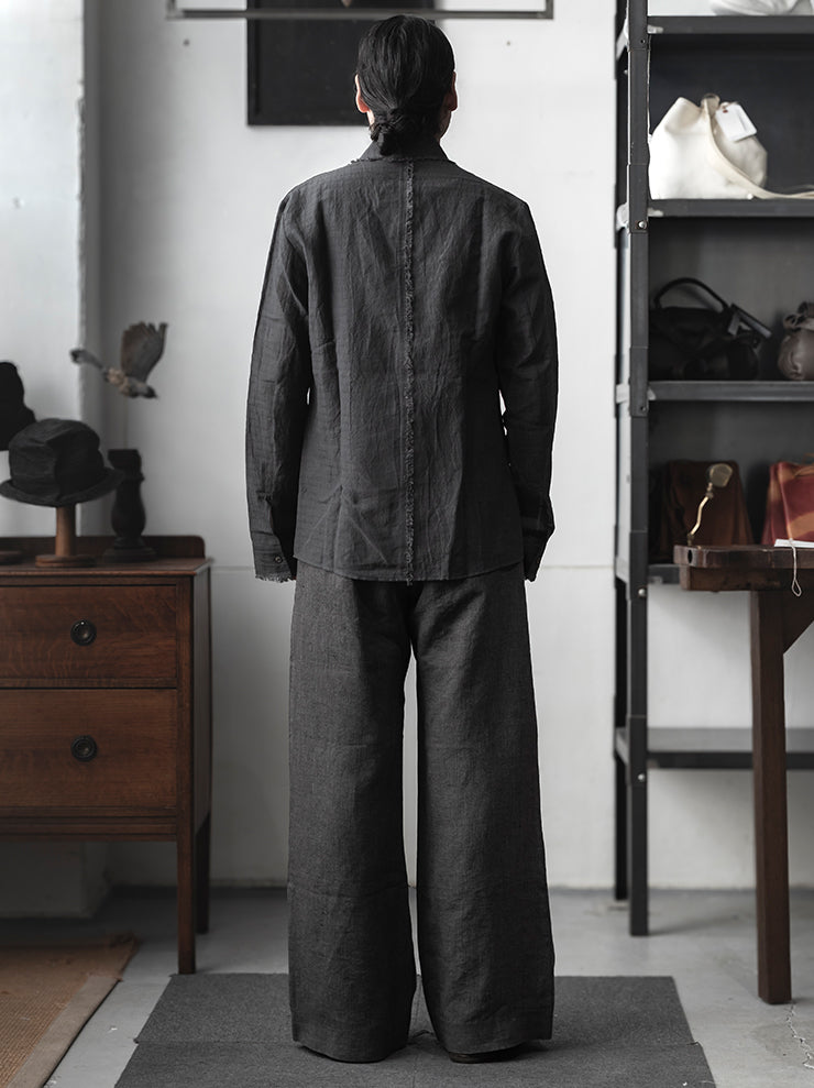 K'ANG<br>UNISEX MIDFIT SHIRTS / DARK GREY