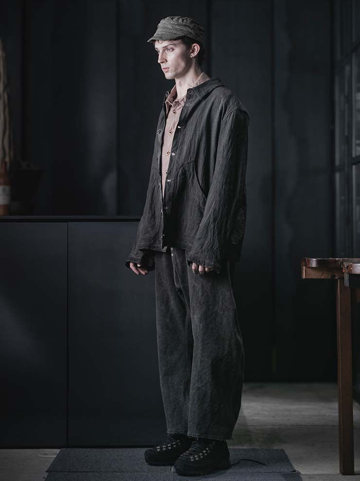 EVAN SCOTT MONROE<br>Bellow Trousers / Sumi Ink, Charcoal
