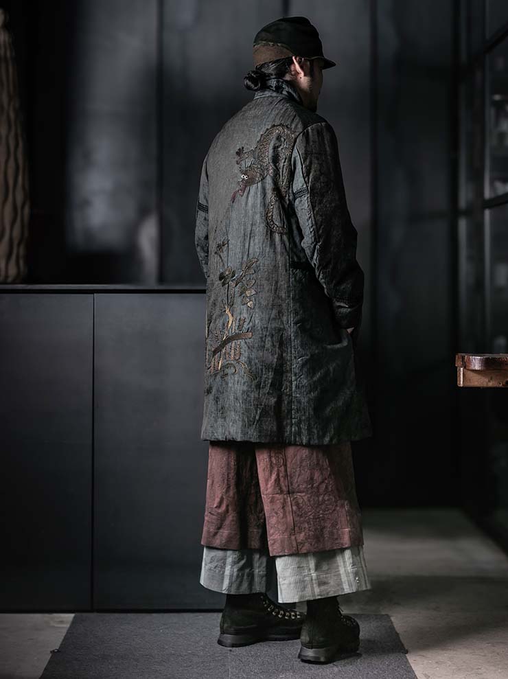 By Walid<br>MENS RUFUS COAT WADDED / GREEN