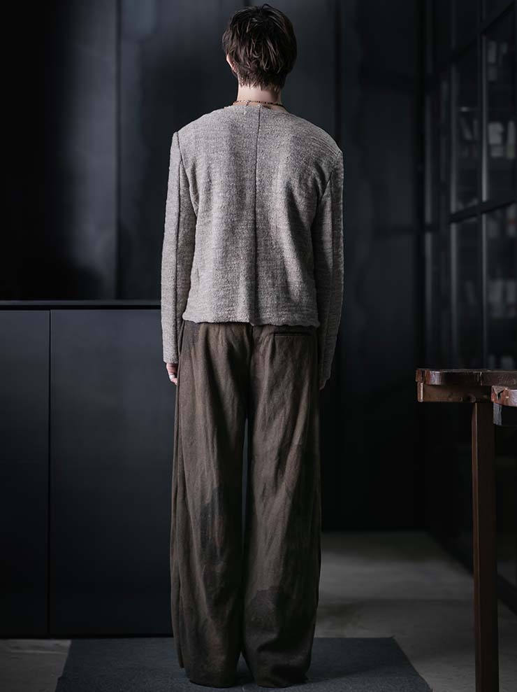 K'ANG<br>MENS EXTRA LARGE FIT TROUSERS / AFLAME - OFF GREY