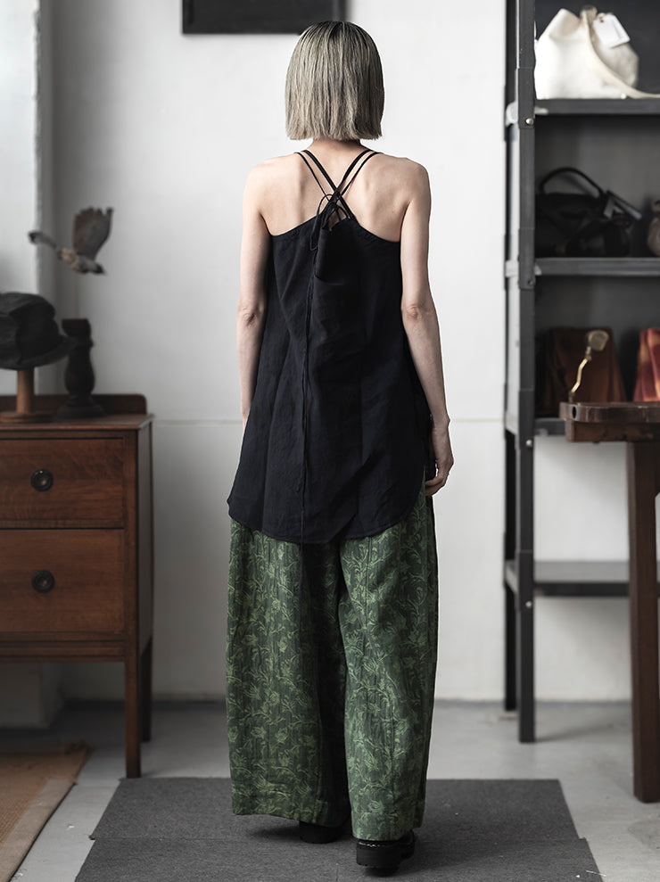 KINYAN LAM<br>WOMENS ナチュラルダイジャガードバルーントラウザー / GREEN