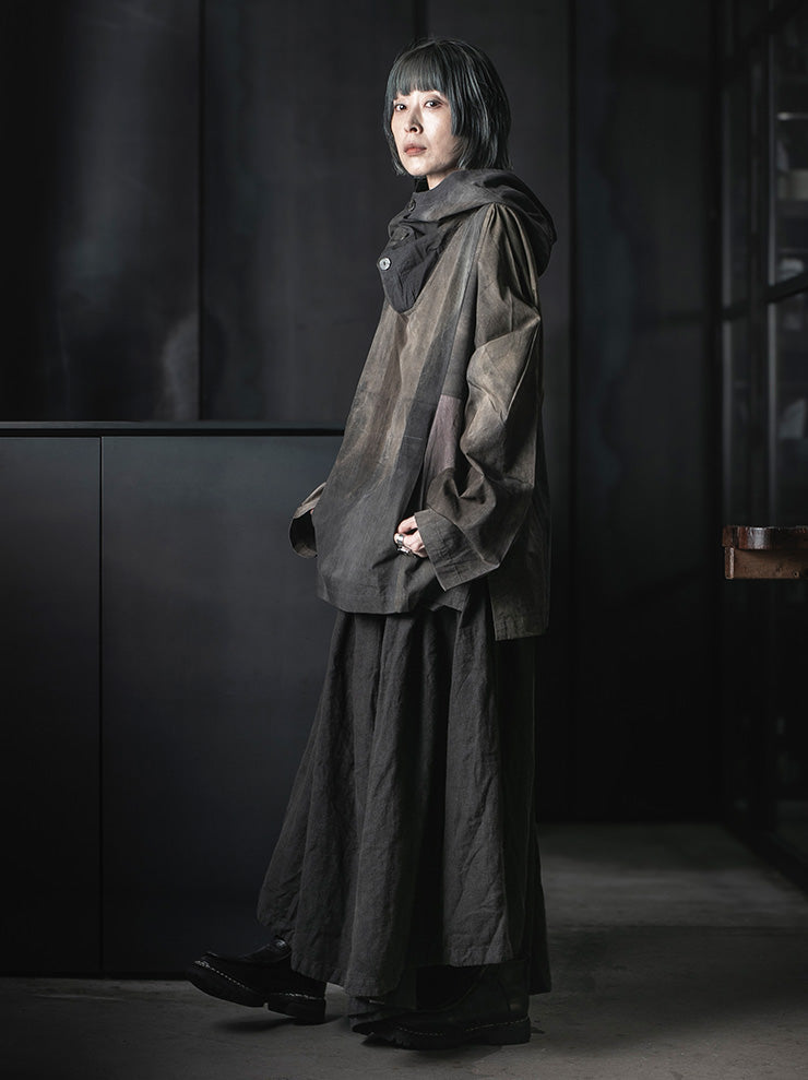 GATHERING<br>Fisherman Hoodie / DARK MONET