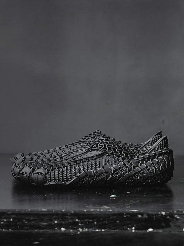 OUTBREAK LAB<br>MENS Barefoot 3D printed indoor training shoes / BLACK