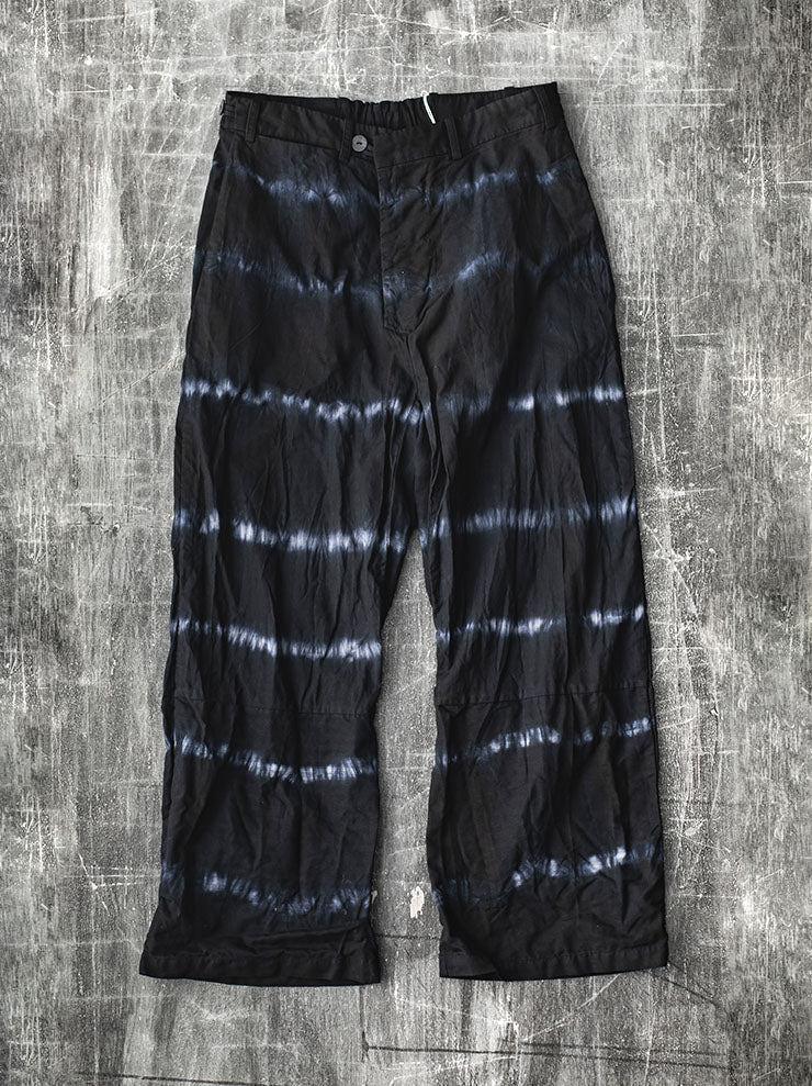 ATELIER SUPPAN<br> MENS Blue Striped Trousers