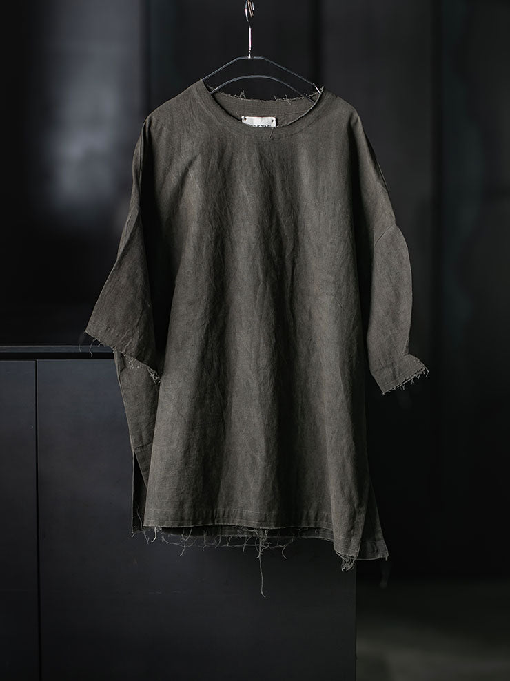 GATHERING<br>UNISEX BEEKEEPER SHIRT / DYED GREY