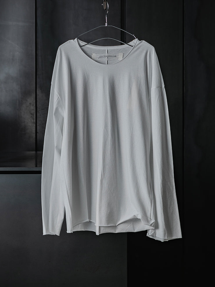 individual sentiments<br />UNISEX ルーズフィットロングスリーブ Tシャツ / OFF WHITE