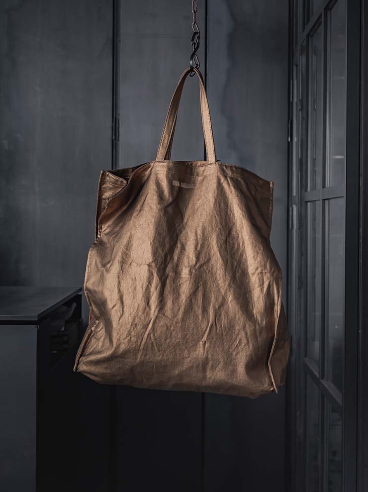 UMA WANG<br> Big Shopping Bag / GOLD