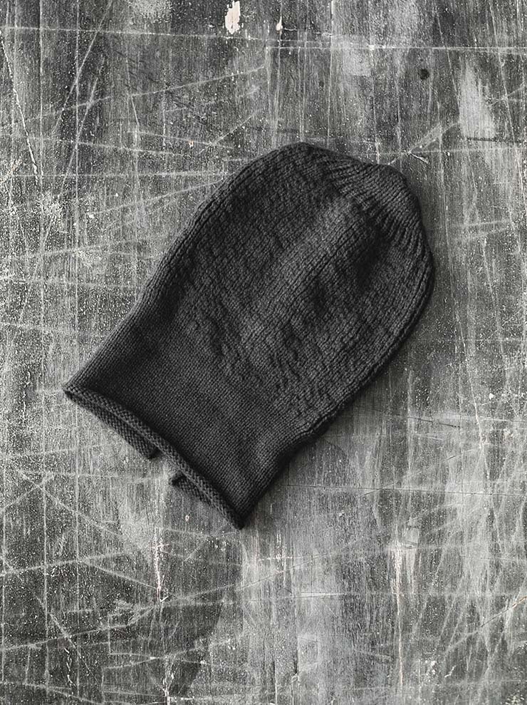 DANIEL ANDRESEN<br> Split Knit Cap / Charcoal