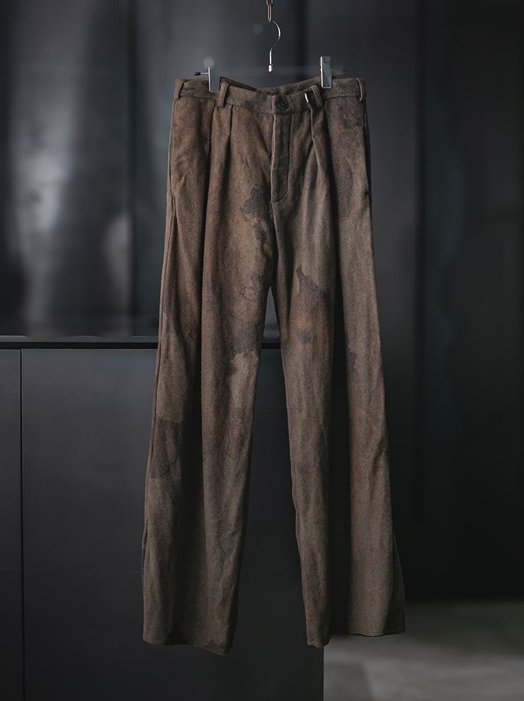 K'ANG<br>MENS EXTRA LARGE FIT TROUSERS / AFLAME - OFF GREY