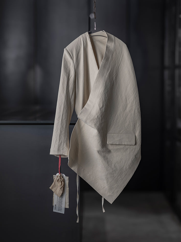 UMA WANG <br>WOMENS アシンメトリージャケット / OFF WHITE