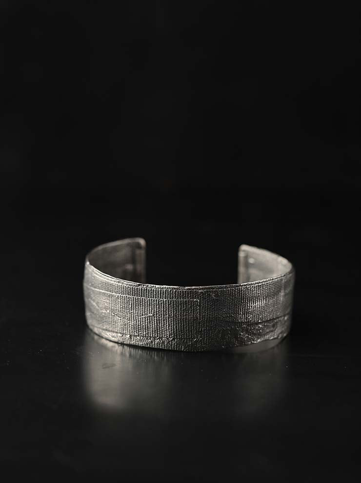 DETAJ<br> BANDAGE BANGLE / VINTAGE SILVER