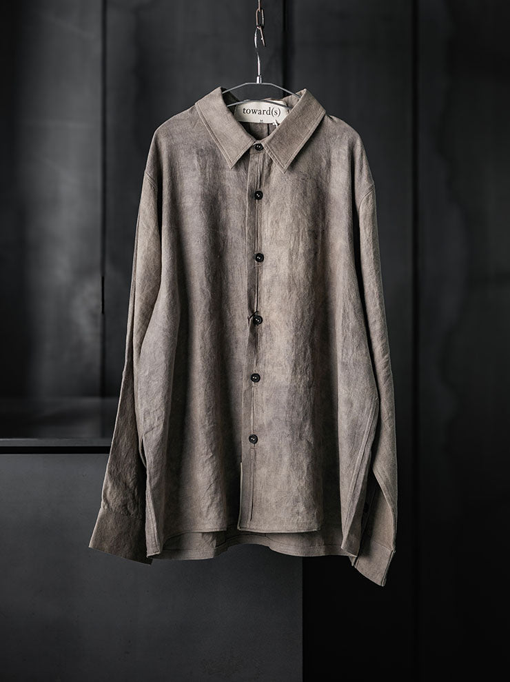 toward(s)<br>WELT SHIRT IN RUST DYDED HEMP / Rust Beige