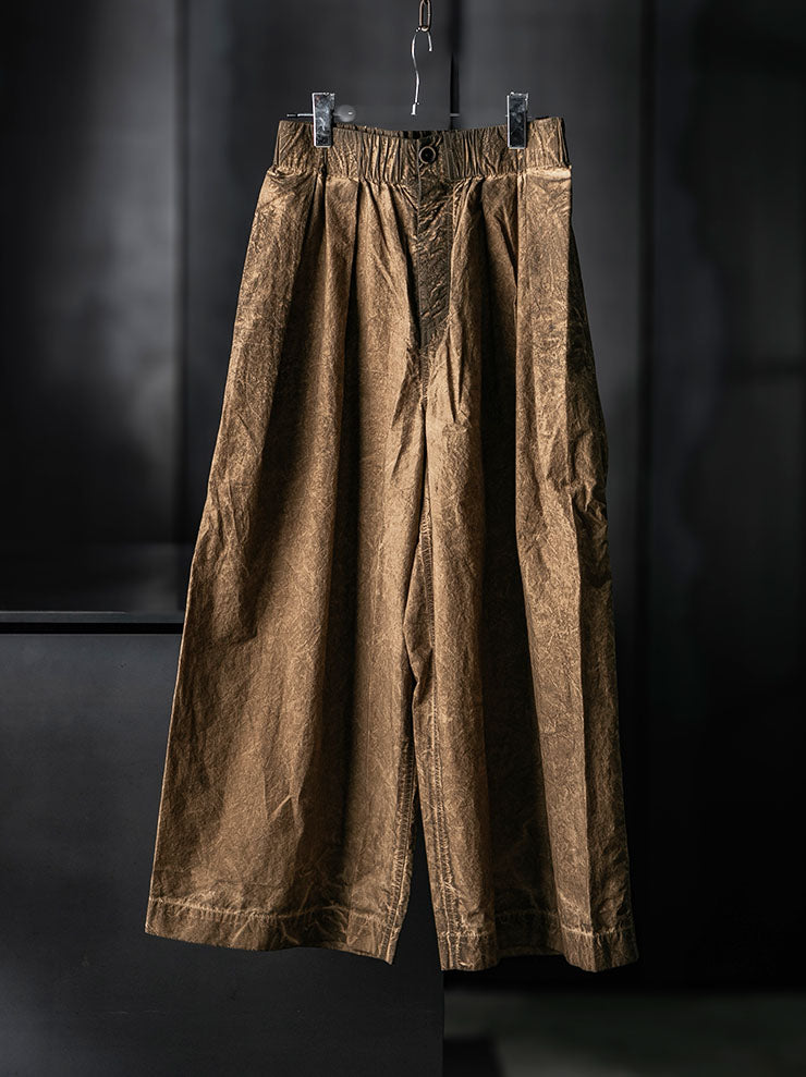UMA WANG<br>WOMENS POETIC PANTS / MUSTARD