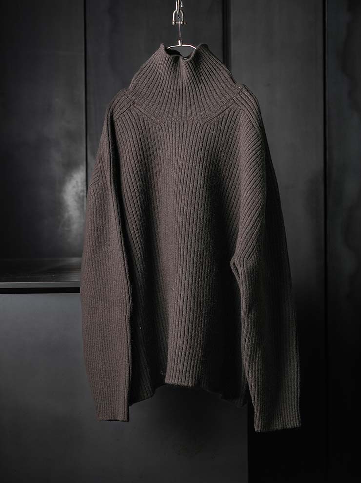WRIGHT + DOYLE<br>UNISEX ATLI JUMPER / CACAO