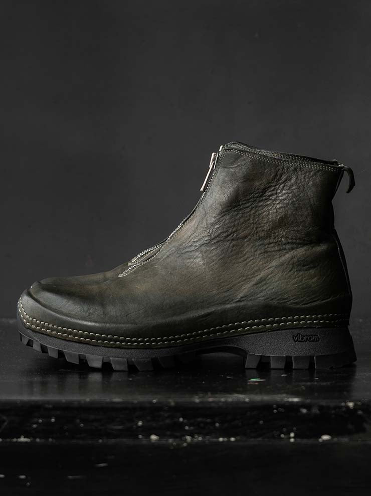 GUIDI<br>MENS フロントジップシューズ SOLE RUBBER VS01 CV31T / HORSE FULL GRAIN, LINED