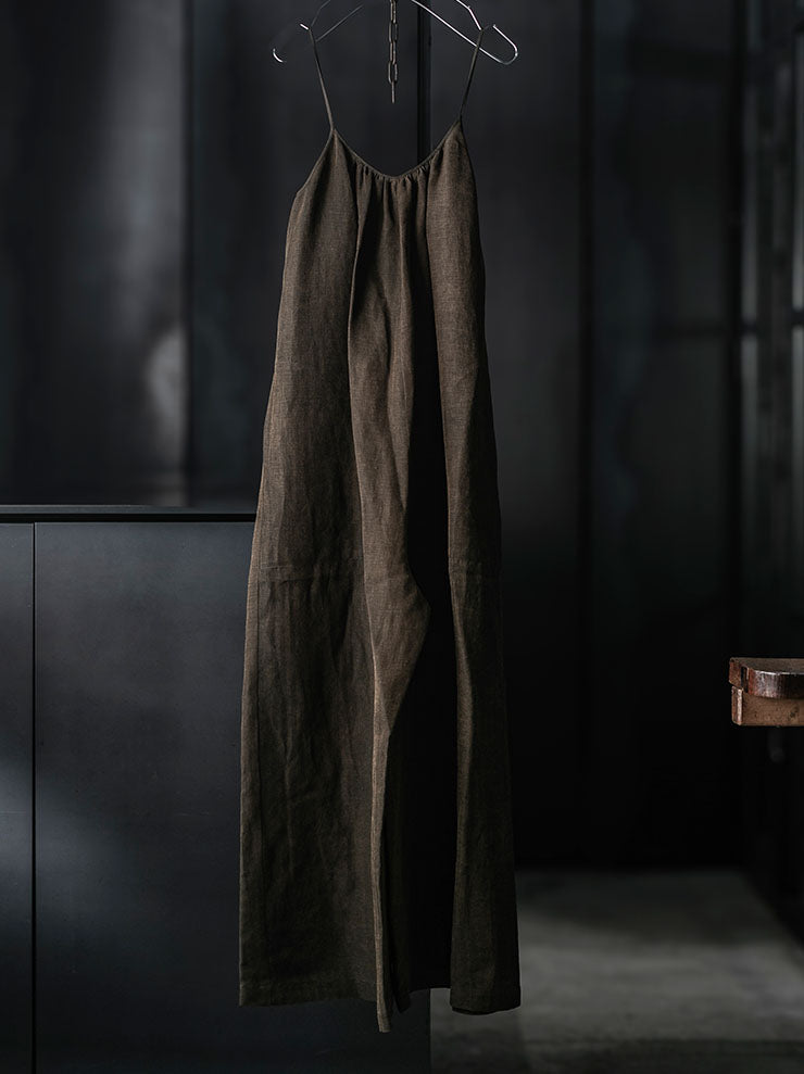UMA WANG<br>WOMEN'S PAUL PANTS / DARK BROWN