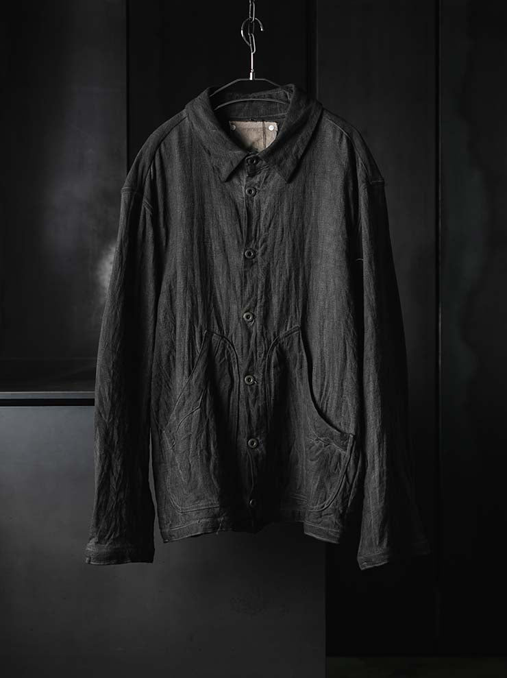 EVAN SCOTT MONROE<br>Coal Miners Coat / Sumi Ink, Charcoal