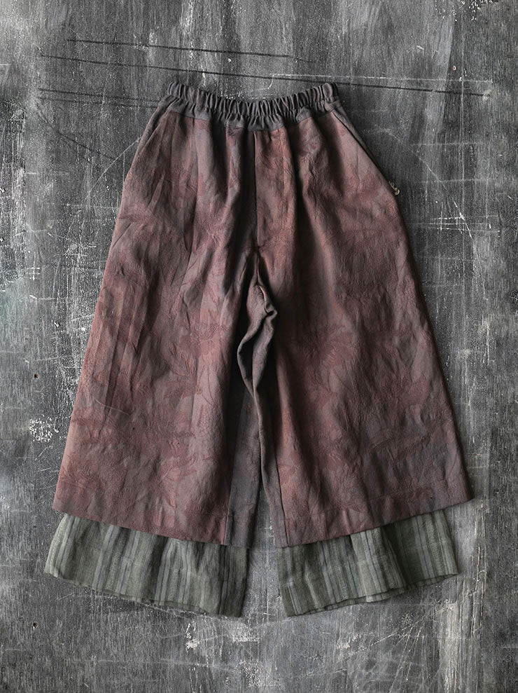 By Walid<br>MENS MCLAREN TROUSER / BROWN / SIZE M