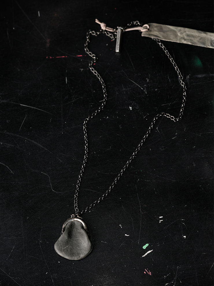 MDK – MIRANDA KALOUDIS<br>PETITE PURSE / COWHIDE LEATHER / DARK GREY