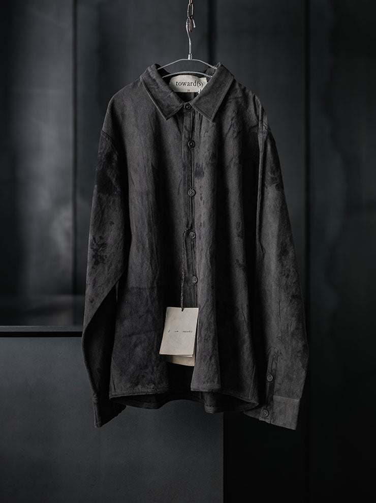 toward(s)<br>WELT SHIRT IN RUST DYED CANVAS / Rust Black