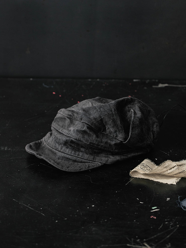 ATELIER SUPPAN<br>Overdyed small brown CAP / E26-25