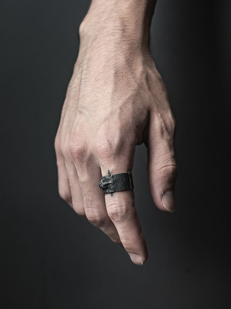 DETAJ<br> / BANDAGE SKULL RING / 26RE-A-R08