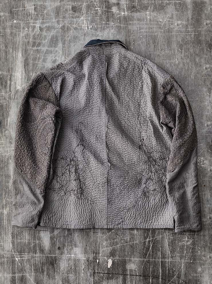 By Walid<br>MENS BENNY SHIRT JACKET / OLIVE TERRA / SIZE M