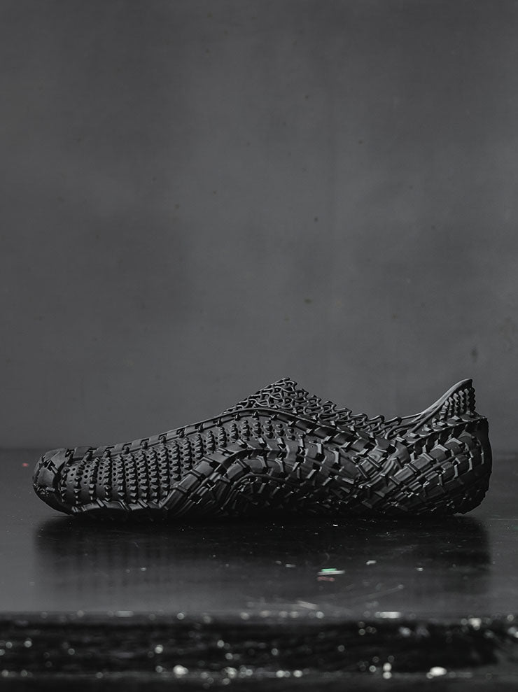 OUTBREAK LAB<br>MENS Barefoot 3D printed indoor training shoes / BLACK