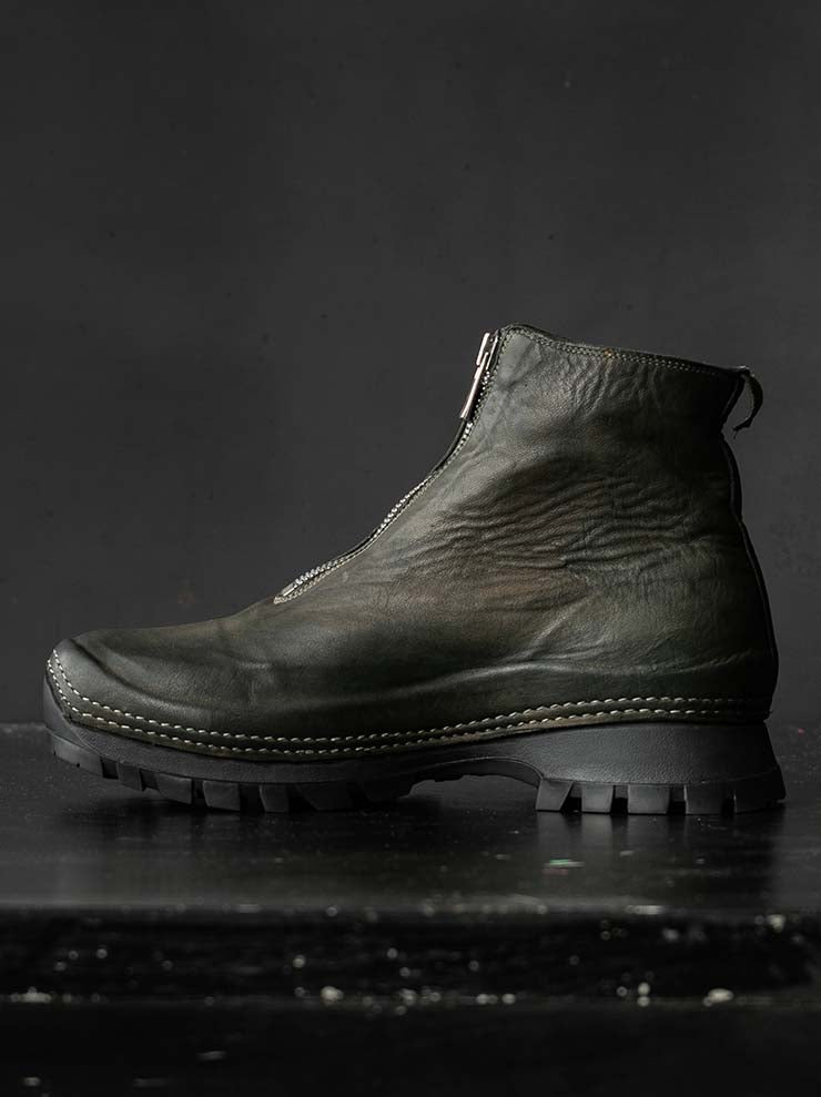 GUIDI<br>MENS フロントジップシューズ SOLE RUBBER VS01 CV31T / HORSE FULL GRAIN, LINED