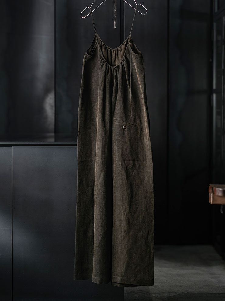 UMA WANG<br>WOMEN'S PAUL PANTS / DARK BROWN