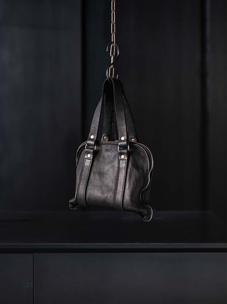 GUIDI<br> Extra Small Handle Bag GB00 BLKT / SOFT HORSE