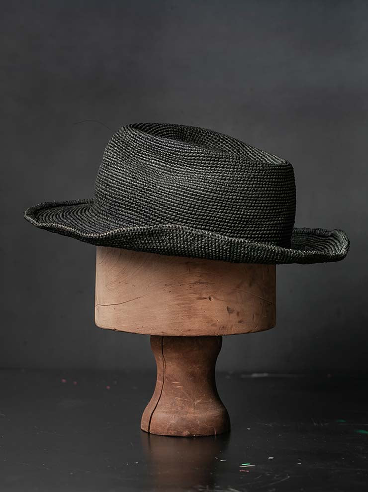 HORISAKI<br>Toquilla Straw Hat SHSOFI - ss26 / GREY