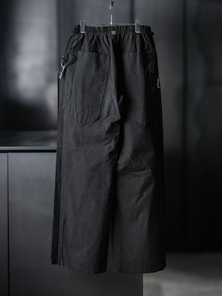 69 BY ISAAC SELLAM<br>MENS 6 ポケットラージパンツ / NOIR