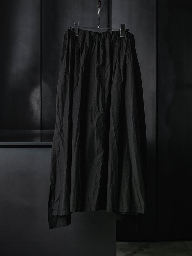 ATELIER SUPPAN<br>WOMENS Wide cotton skirt / E26-47