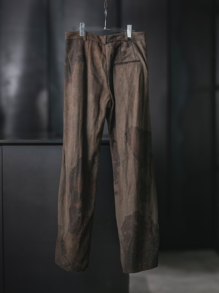 K'ANG<br>MENS EXTRA LARGE FIT TROUSERS / AFLAME - OFF GREY