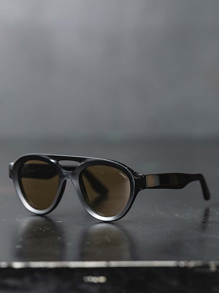 LAPIMA<br>sunglasses JOBIM / NATURAL BLACK VINTAGE