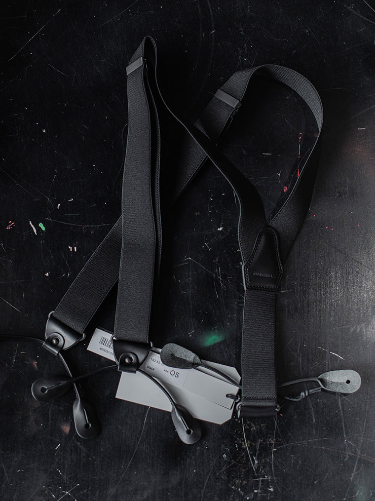 RUNDHOLZ DIP<br> Black suspenders / BLACK