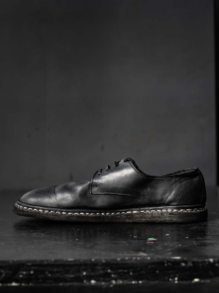 GUIDI<br>MENS ダービーシューズ 9920_N BLKT / HORSE FULL GRAIN