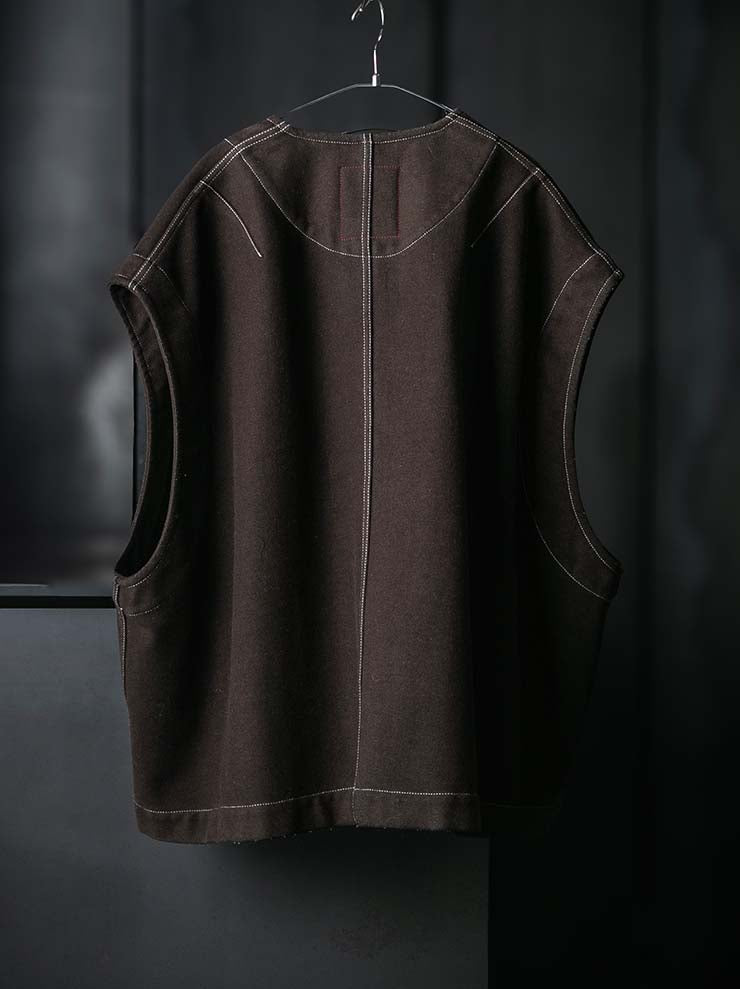 UMA WANG<br>MENS JODEN JACKET / BROWN