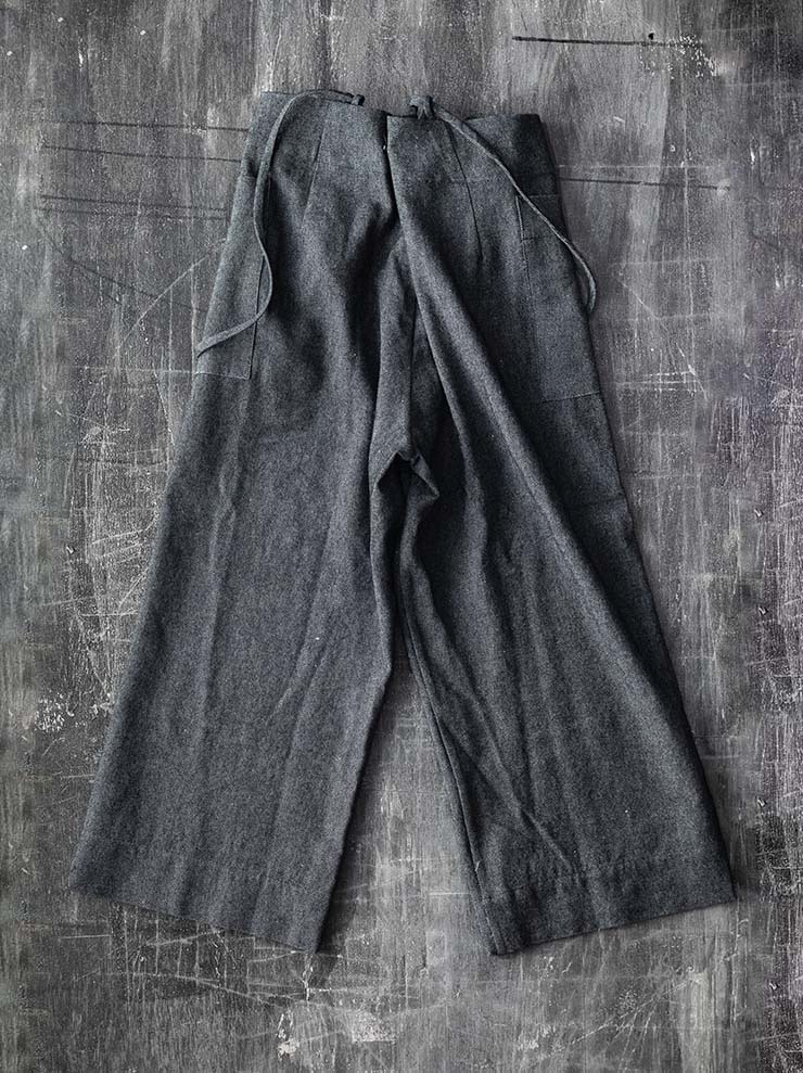 ATELIER SUPPAN <br>WOMENS APRON TROUSERS ADJUSTABLE