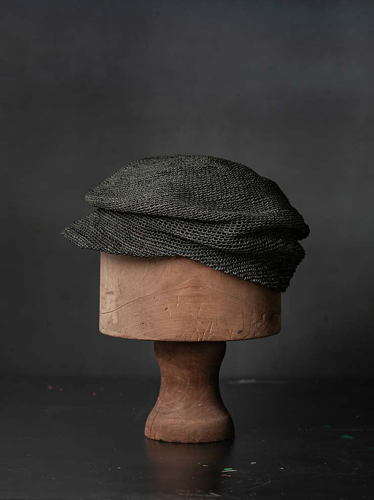 HORISAKI<br>TOQUILLA STRAW HAT SHNLK - ss26 / GREY / SIZE S-M