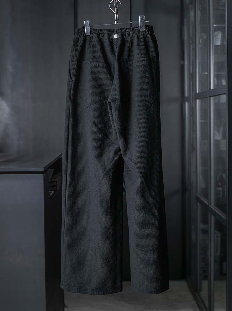 69 by ISAAC SELLAM <br>MENS Striped Cargo Trousers / NOIR