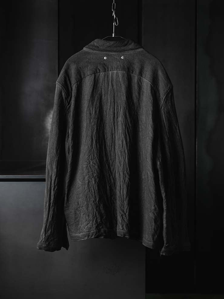 EVAN SCOTT MONROE<br>Coal Miners Coat / Sumi Ink, Charcoal