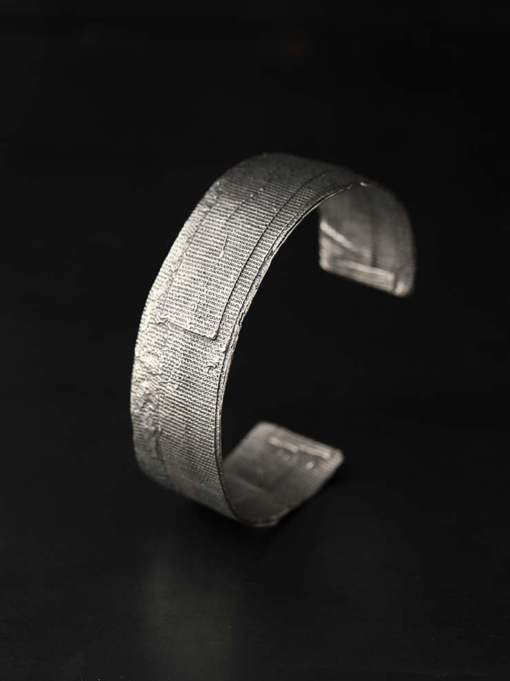 DETAJ<br> BANDAGE BANGLE / VINTAGE SILVER