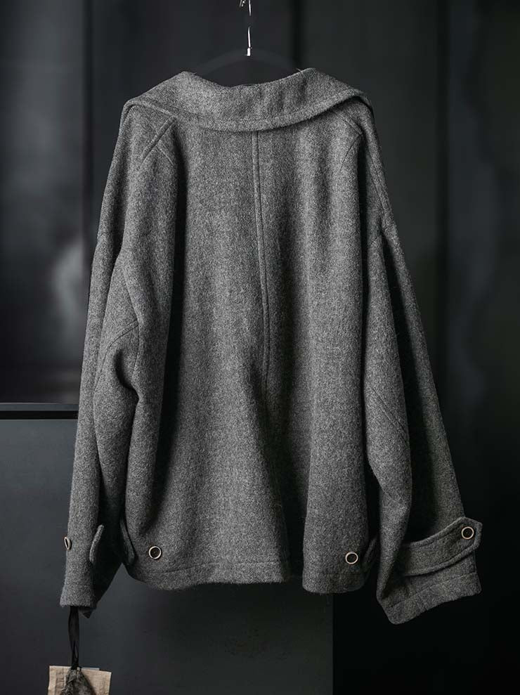 UMA WANG<br>MENS JULI JACKET / GREY