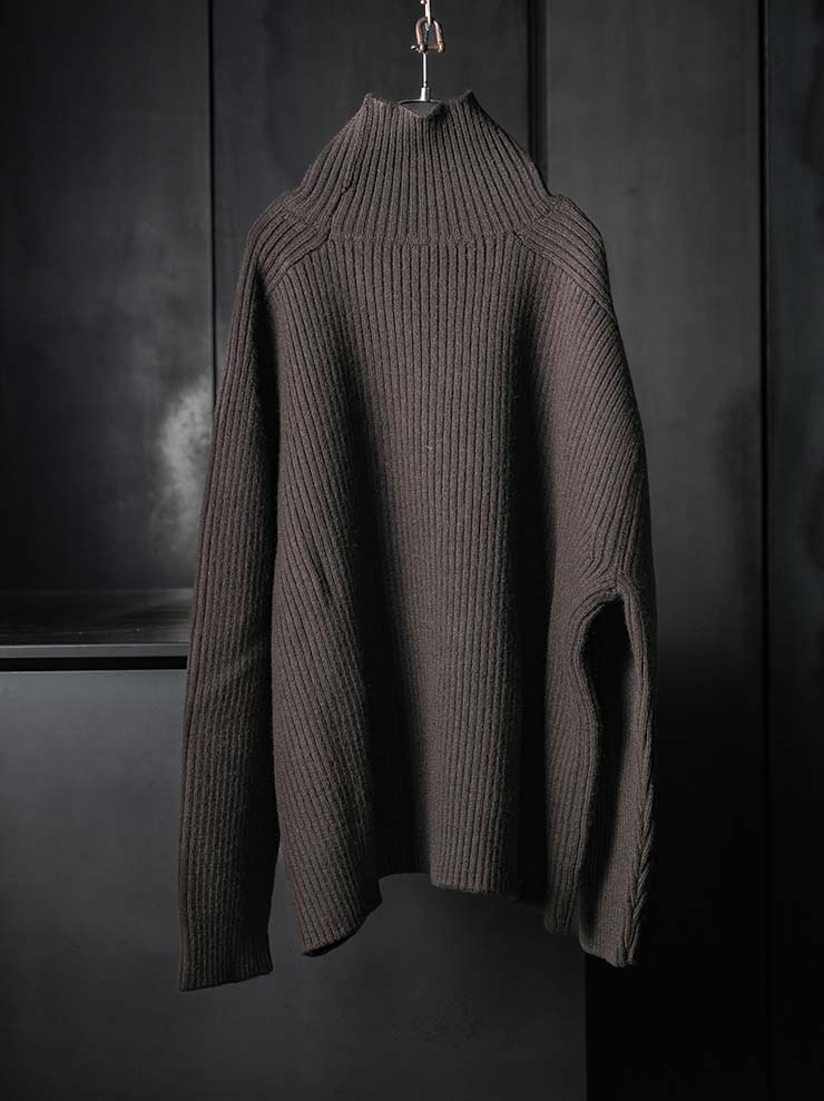WRIGHT + DOYLE<br>UNISEX ATLI JUMPER / CACAO
