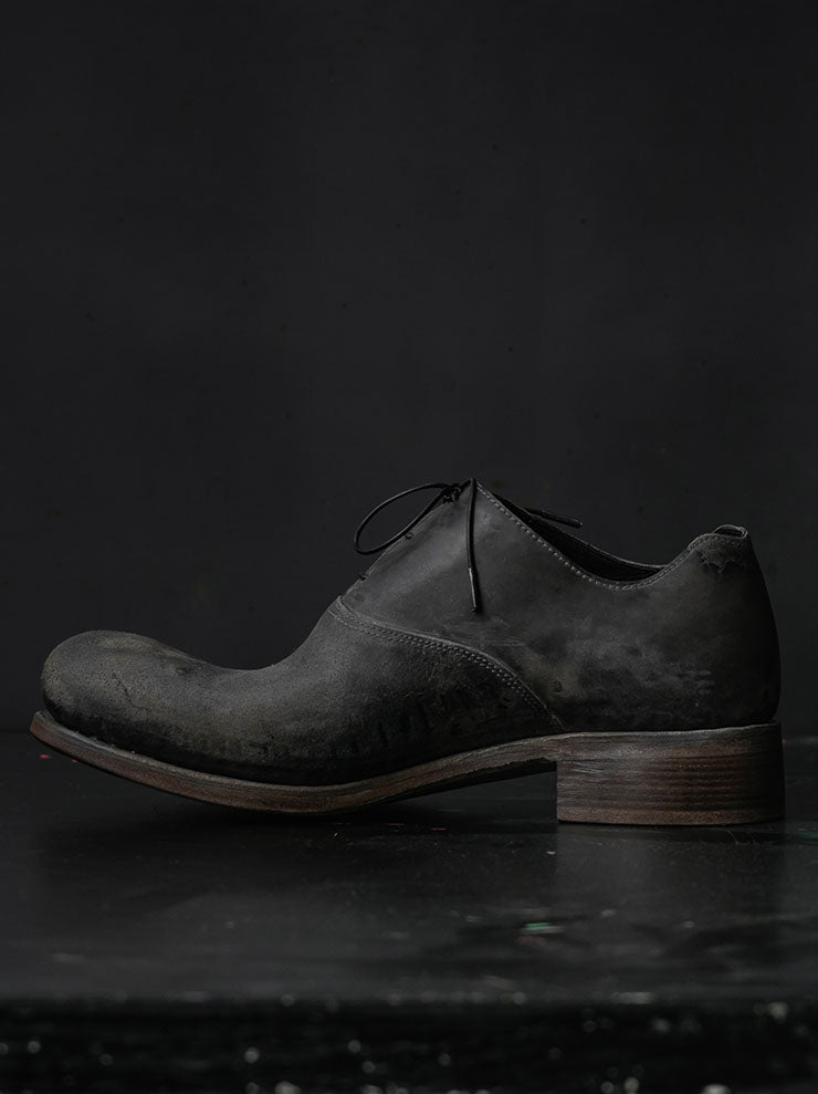 EMATYTE<br />MENS Horse Leather Culatta Reverse Shoes / Grey R