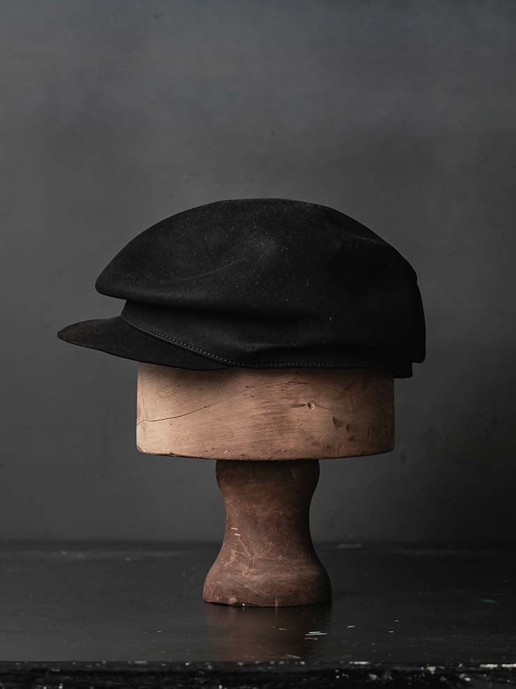 HORISAKI<br>ビーバーファーフェルトキャップ BHNLK - fw26 / BLACK EB