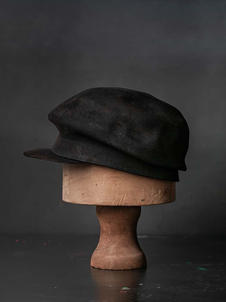 HORISAKI<br> Beaver fur felt hat BHNLK - ss26 / BLACK HB