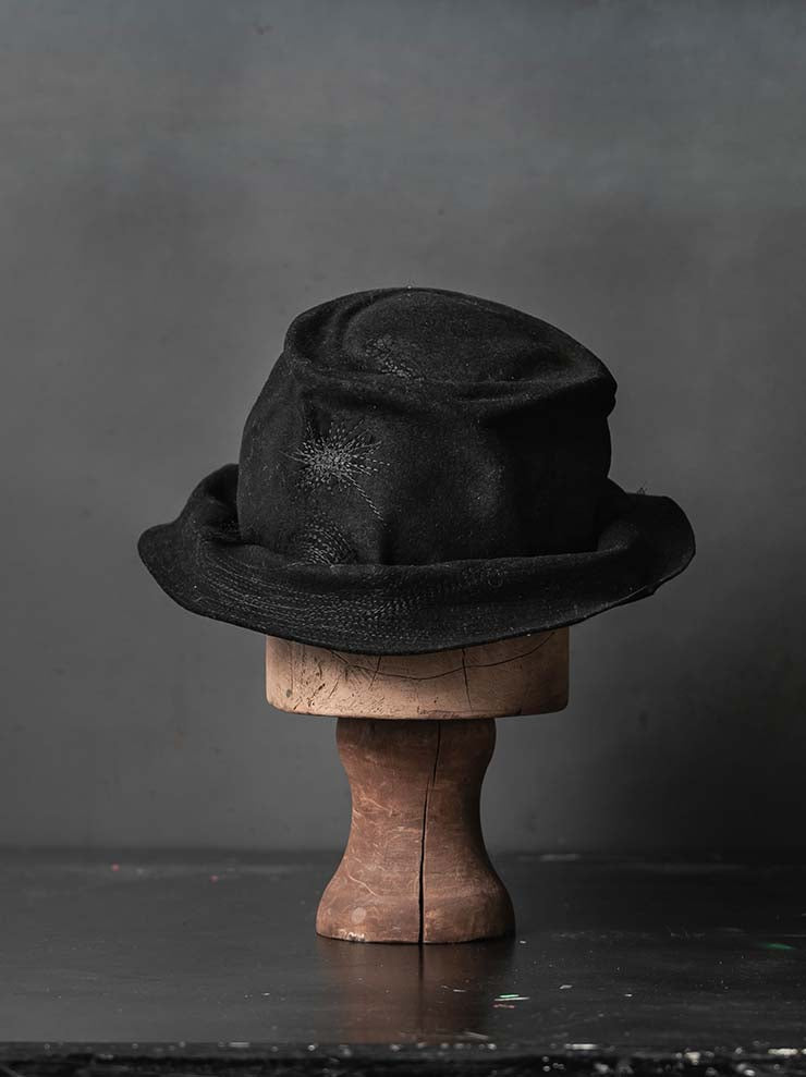 HORISAKI<br>ONE OF A KIND COLLECTION ラビットファーフェルトハット OOAK26 NO. 081 / VARIOUS